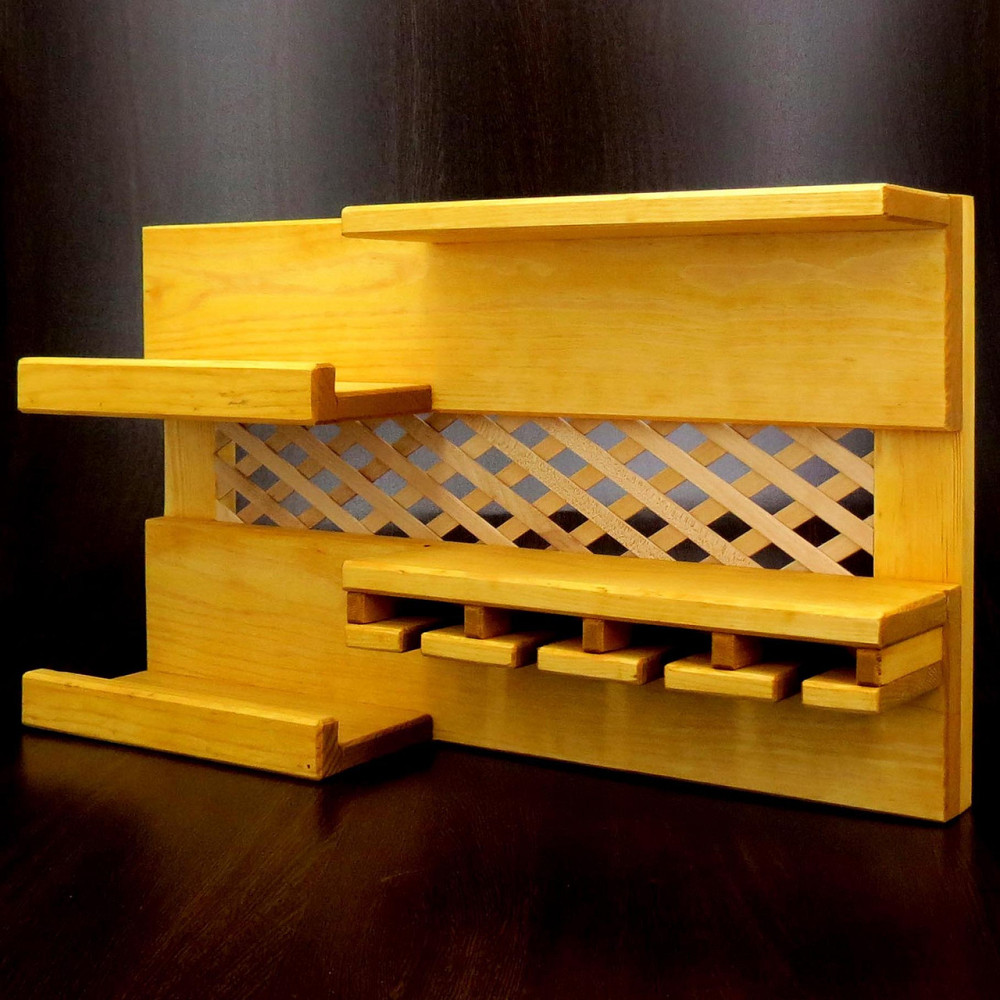 Настінна винна полиця "Тояма" каррі Миколаїв - фото 1