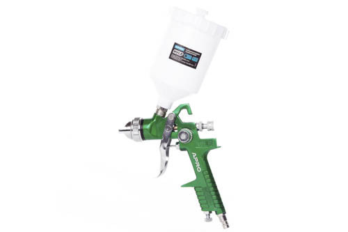 Професійний фарборозпилювач HVLP Ø1,3 мм з пластиковим баком 600 мл APRO Харків - фото 1