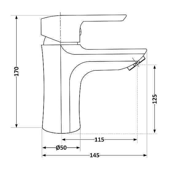 Смеситель для раковины Brinex 35B 001 Киев