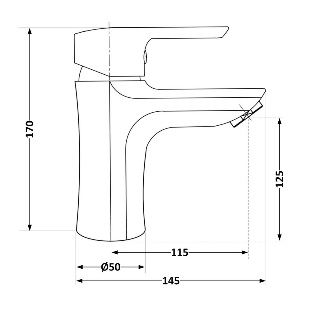 Змішувач для раковини Brinex 35B 001 Київ - фото 2