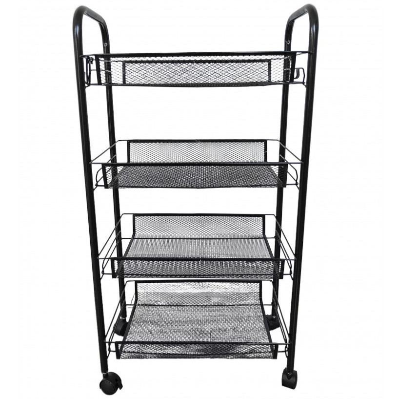Стелаж етажерка з полицями на колесах Bonro B-074 візок Київ - фото 1