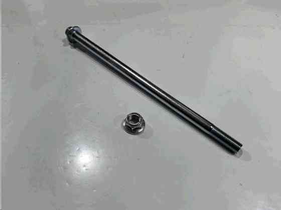 Ось колеса заднего мопед Дельта (L-24 см, D-12mm) (+втулка, гайка) Мукачево