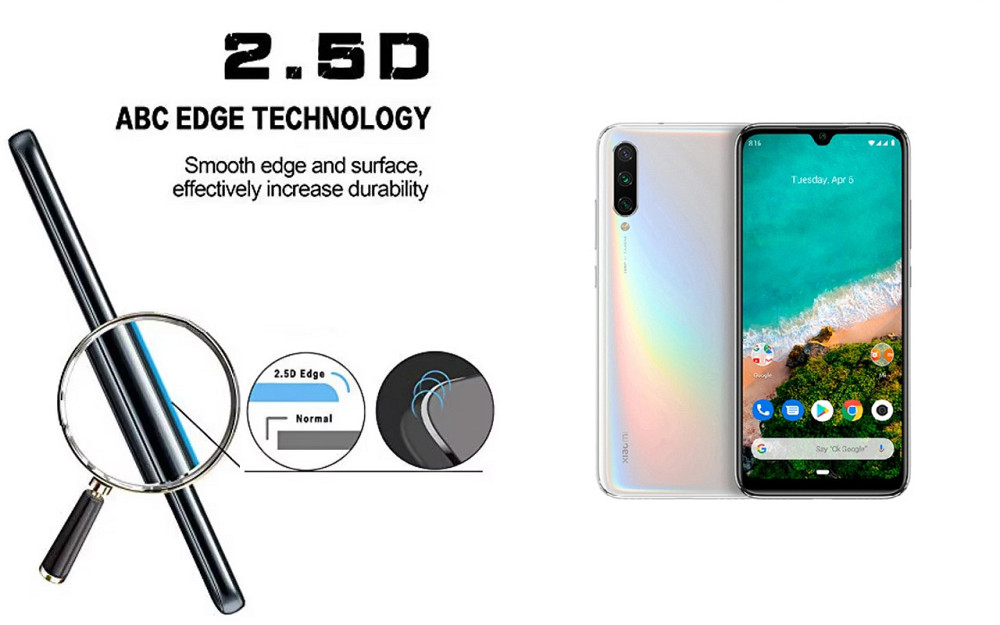 Захисне скло ArmorGlass для Xiaomi Mi A3 – стійке до подряпин та ударів Київ - фото 2