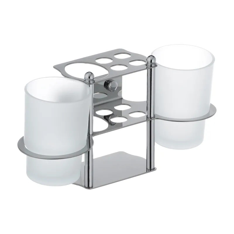 Підставка для щіток і пасти з двома склянками Zerix LR103 (ZX2632) Київ - фото 1