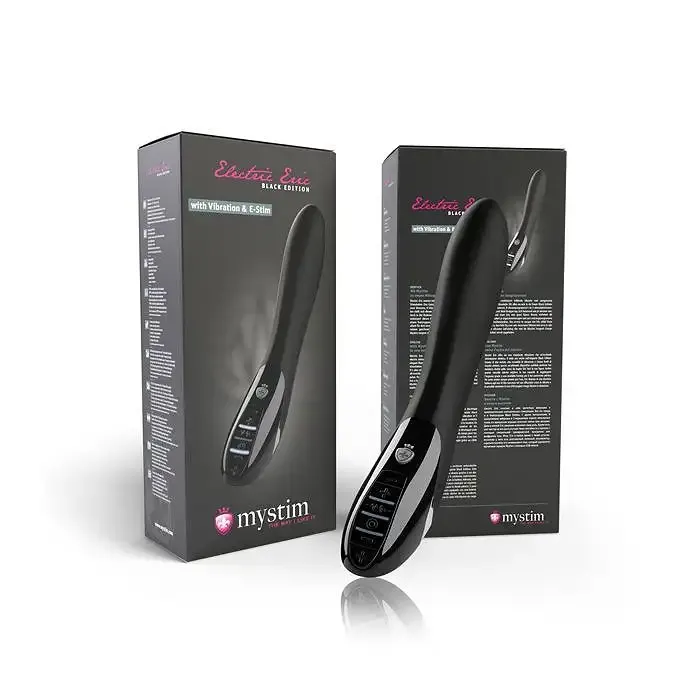 Вибратор с электростимуляцией Mystim Electric Eric eStim Black, миостимулятор Львов - изображение 8