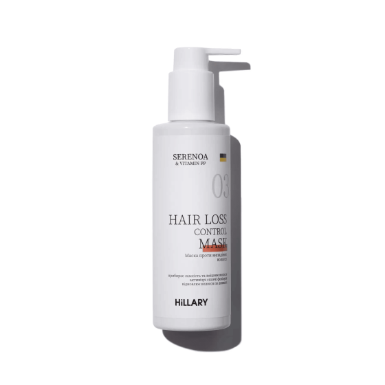 Маска против выпадения волос Serenoa & РР Hair Loss Control Hillary 200 мл Киев