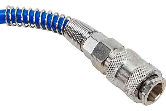 Шланг кручений поліуретановий 8мм х 12мм х 5м з швидкороз'ємами Partner PA-1208-5M Одесса