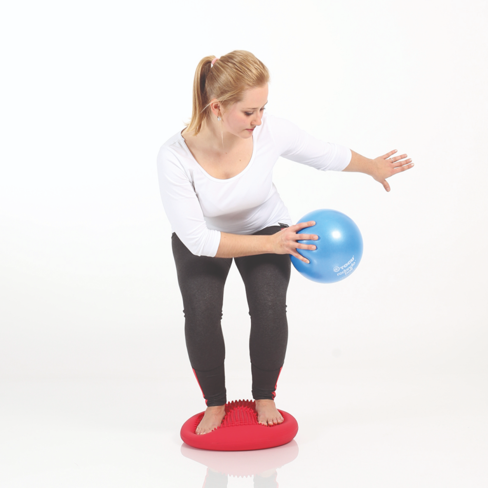 Балансировочная подушка Togu Dynair® Ballkissen® Senso® - 33 см (красная) Днепр - изображение 4