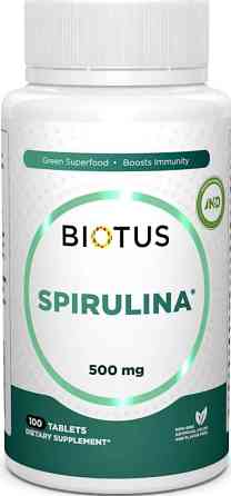 Спирулина Biotus Spirulina 500 мг 100 таб Киев