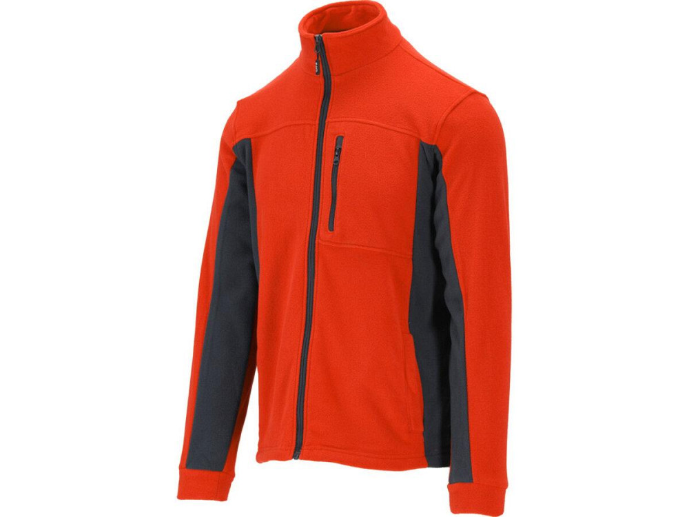 Кофта флісова утеплена робоча з поліестеру YATO розмір XXL, червоно-чорна, 3 кишені [10] Одесса - изображение 1