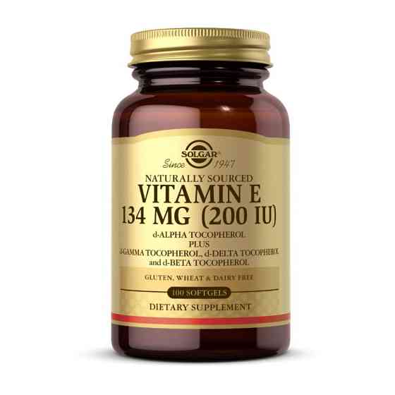 Vitamin E 134 mg natural (200 IU) alpha tocopherol (100 softgels) Луцьк