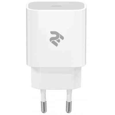 Зарядний пристрій 2E USB-C Wall Charger PD3.0 DC5V/3A, 20W, white (2E-WC1USBC20W-W) Вінниця