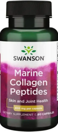Морской коллаген Swanson Type I Hydrolyzed Marine Collagen Peptides 400mg 60 капс Киев