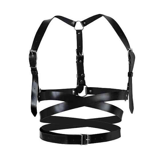 Шкіряна портупея Art of Sex - Melani Leather harness, Чорна XS-M Sex Aura Київ