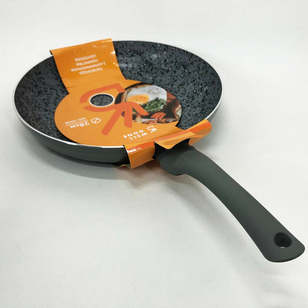 Антипригарная сковорода для овощей Well, Качественная алюминиевая антипригарная сковорода ZK-14 Львов - изображение 6