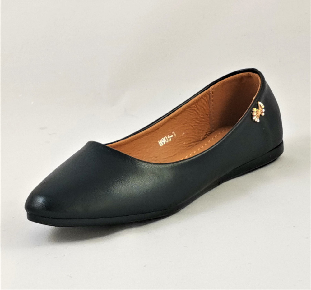 Женские Балетки Черные Мокасины Туфли (размеры: 36,37,38,39,40) - 03-1 Днепр - изображение 3