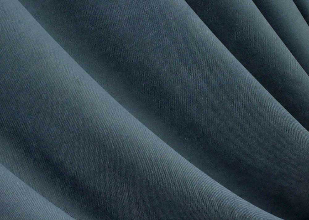 Комплект штор на люверсах VR-Textil Микровелюр Petek № 1489ш 150х270 см 2 шт Серо-голубой (37-0216) Киев - изображение 7