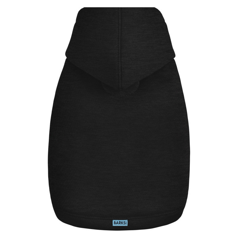 Худі для собак Barksi Textile, Толстовка тепла бавовна на весну-осінь графіт Одеса - фото 4