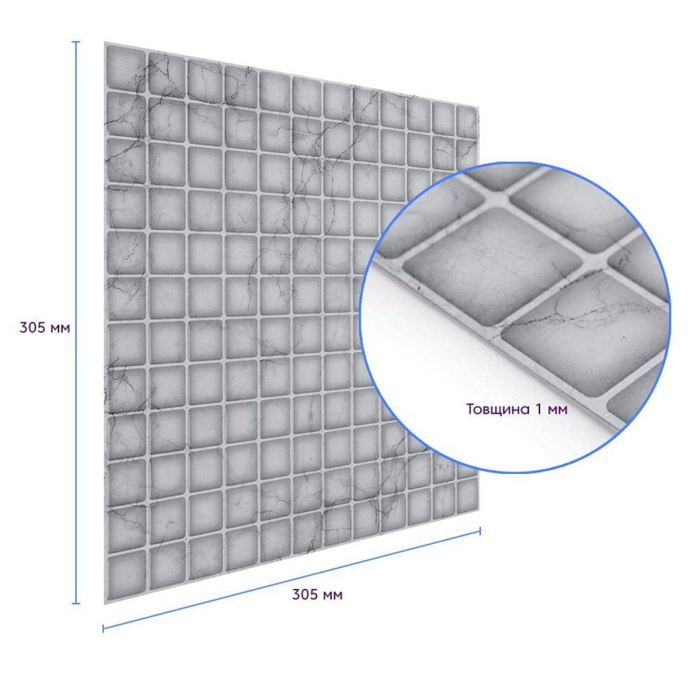 Самоклеюча поліуретанова плитка Київ - фото 3