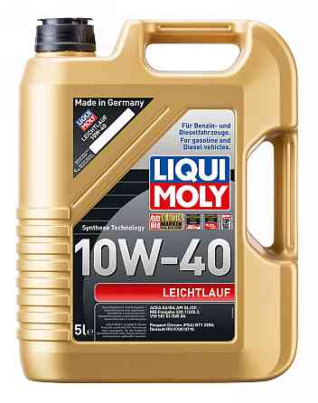 LIQUI MOLY 9502 Leichtlauf SAE 10W-40 — Напівсинтетична моторна олива для бензинових та дизельних двигунів | Надійний захист, чист Ковель