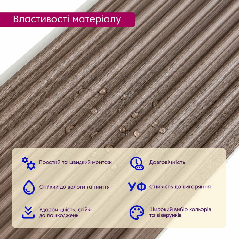Декоративная стеновая рейка Киев - изображение 4