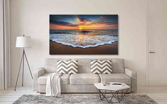 Картина холст в гостиную / спальню   Морські хвилі    MLP_39 Киев