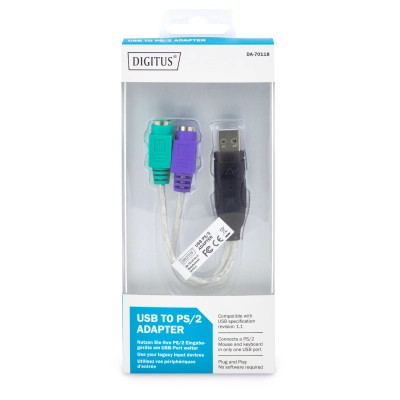 Перехідник USB AM to PS/2 Digitus (DA-70118) Вінниця - фото 2