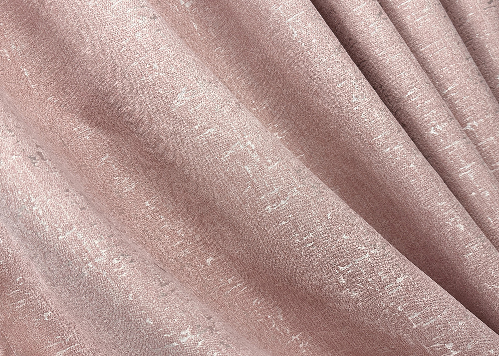 Комплект готовых штор VR-Textil Лен № 1737ш Розовый 100х270 см 2 шт (31-807) Киев - изображение 6