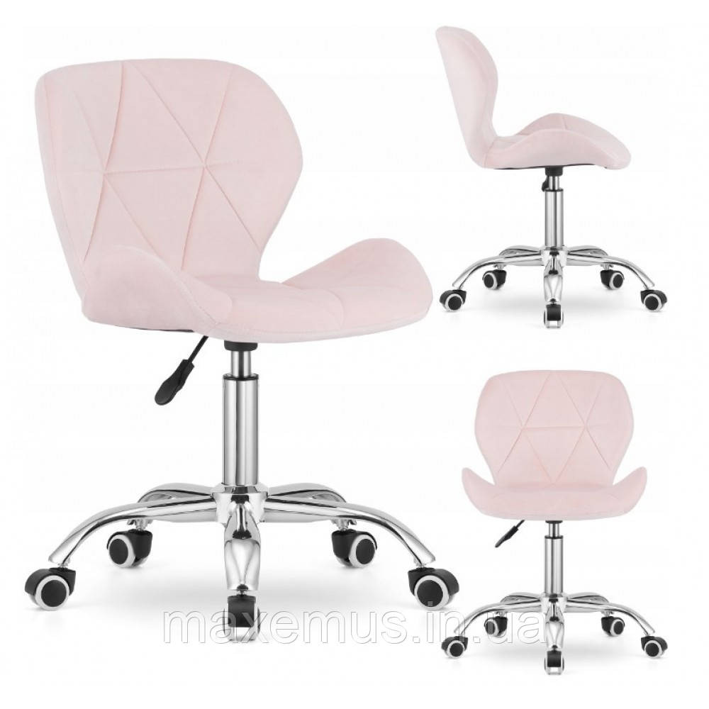 Офисное кресло для работы за компьютером B-531 ортопедическое кресло для дома и офиса велюр розовый Мостиска - изображение 8