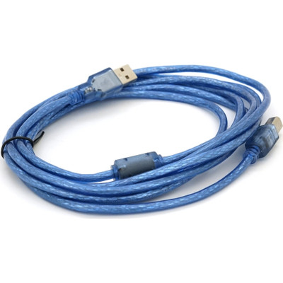 Кабель для принтера USB 2.0 AM/BM 3.0m ferrite blue Ritar (YT-AM/BM-3.0TBL) Винница - изображение 2