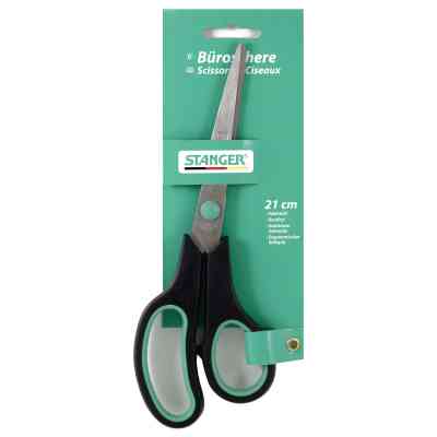 Ножиці Stanger 210мм, чорні з зеленим (340101) Вінниця