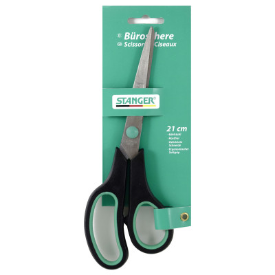 Ножницы Stanger 210мм, черные с зеленым (340101) Винница - изображение 1