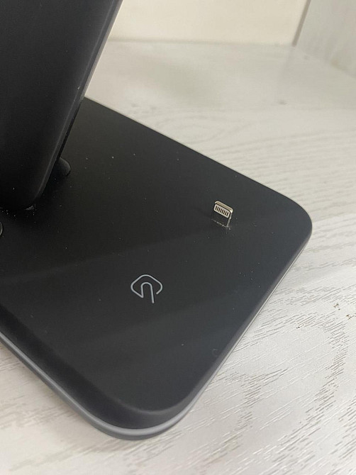 Б/У Беспроводная зарядка подставка док-станция Grand 3в1 для iPhone / Apple Watch / AirPods черная Киев - изображение 6