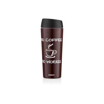 Термочашка Ardesto Coffee Time 450 мл Брунатна (AR2645CB) Вінниця
