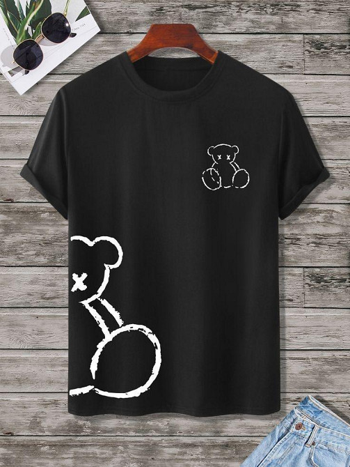 Футболка женская с принтом  42 Черная 2664082632 Днепр - изображение 1