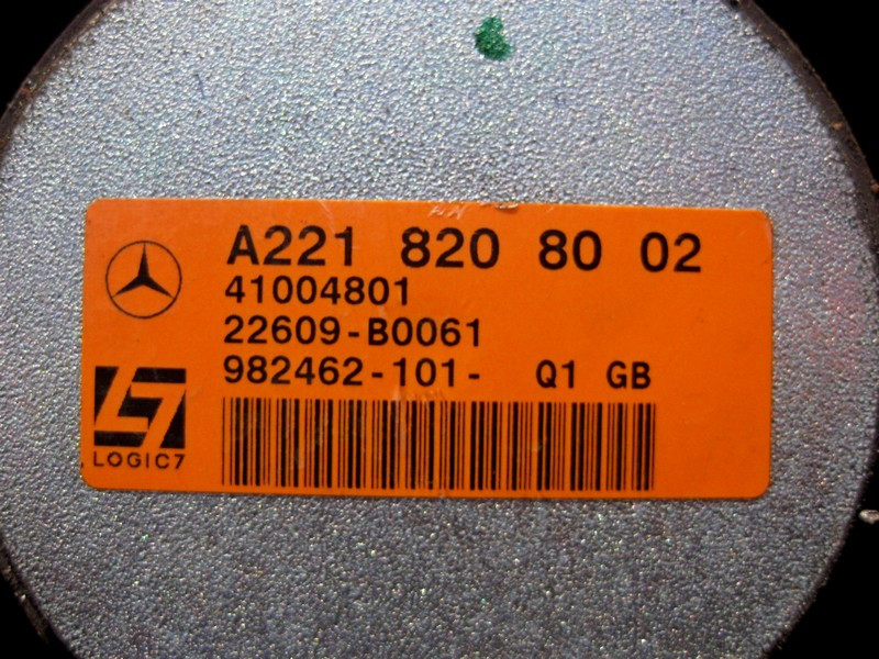 Mercedes-Benz  A2218208002 Аудіо динамік задніх дверей Harman S-Class W221 Одесса - изображение 3