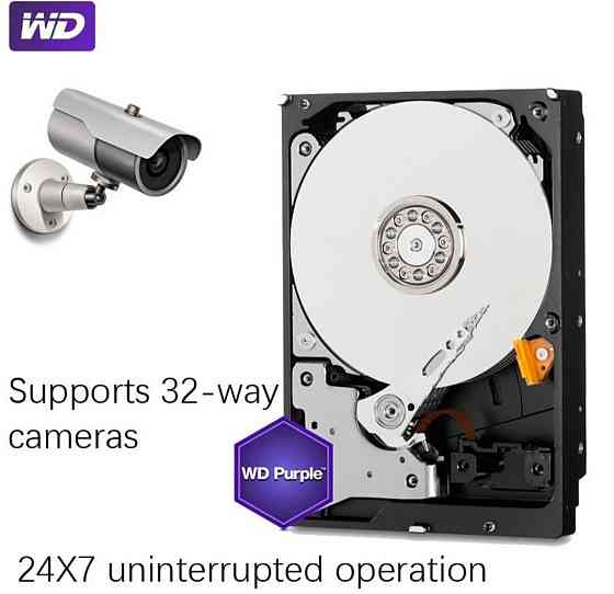 Жорсткий диск WD Purple HDD | 500GB  | 3.5" | SATA | Для відеоспостереження та ПК Київ