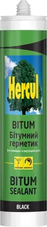 Бітумний герметик HERCUL Bitum чорний 280мл Киев