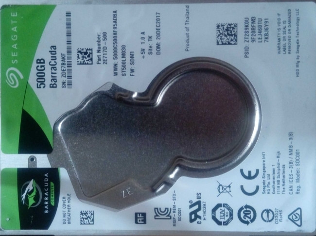 Жорсткий Диск Seagate BarraCuda HDD 500Gb. 2.5 SATA III Київ - фото 4