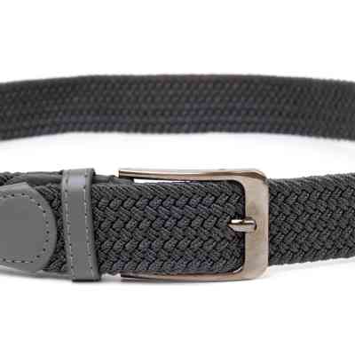 Ремень Vintage Текстильный мужской Серый (20522) Винница