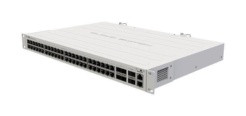 Комутатор MikroTik CRS354-48P-4S+2Q+RM (48xGE PoE+, 4xSFP+, 2xQSFP+, 750W max, L3) QCA9531 650 МГц Харків - фото 6