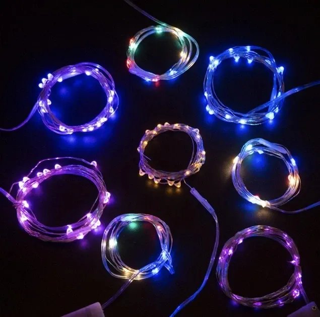 Гирлянда-роса (Copper Wire) 50M-1 внутренняя, пров.:прозрачный, 5м (Разноцветная) 7742 Одесса - изображение 3