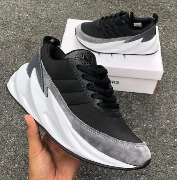 Кроссовки Adidas $harks Мужские Адидас Чёрные Акулы (размеры: 41,42,43,44,45) Видео Обзор Днепр - изображение 7