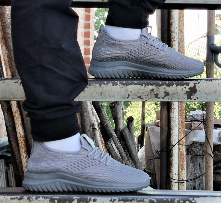 -Кроссівки Зимові Сірі Жіночі з Махом (розміри: 37,38,39,40,41) - 205 Дніпро - фото 7