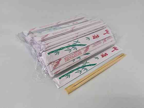 Палочки для суши бамбуковые в бумажной инд. упаковке 210 мм d=4,2 мм 100 шт/уп (30 уп/ящ) БАМБУК (1 пачка) Харьков