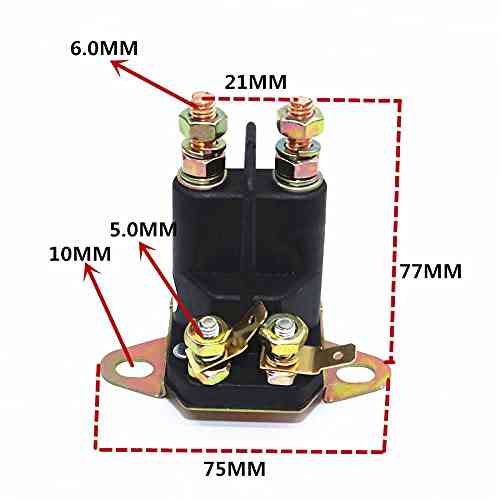 Універсальний електромагнітний перемикач реле стартера HA6875A 12V Луцьк