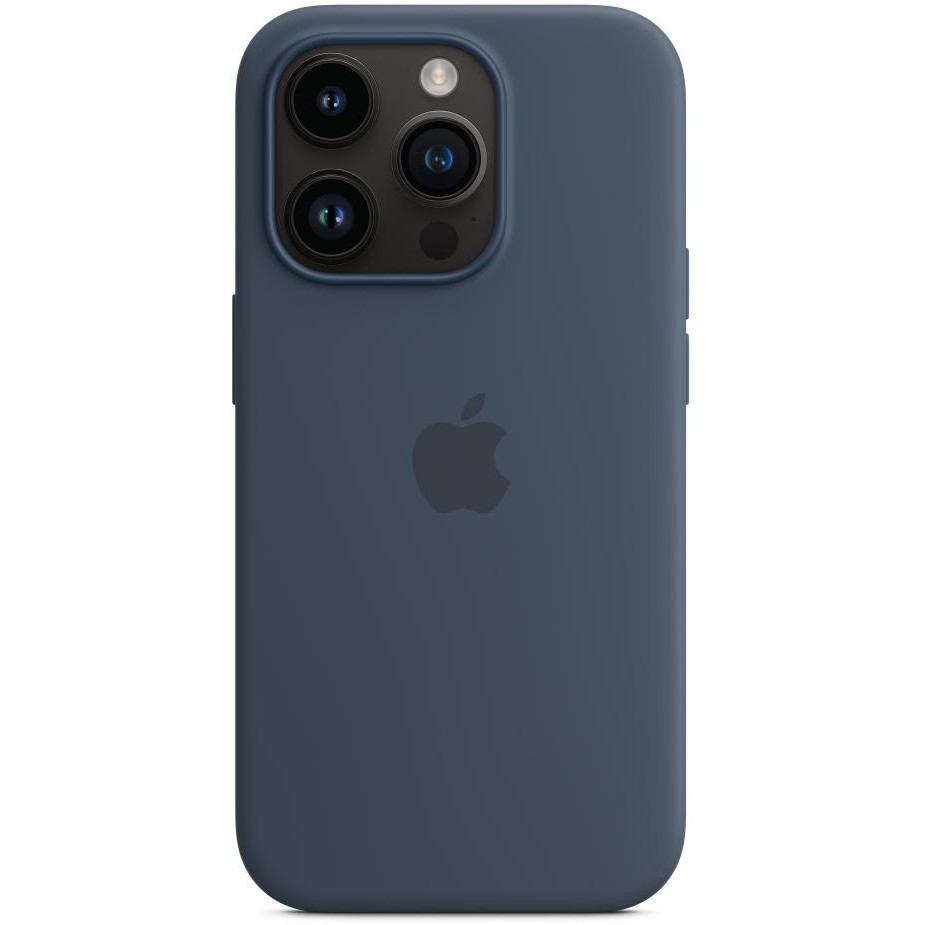 Чохол-накладка Apple Silicone Case with MagSafe для Apple iPhone 14 Pro Storm Blue (MPTF3) ( 18116 ) Харьков - изображение 4