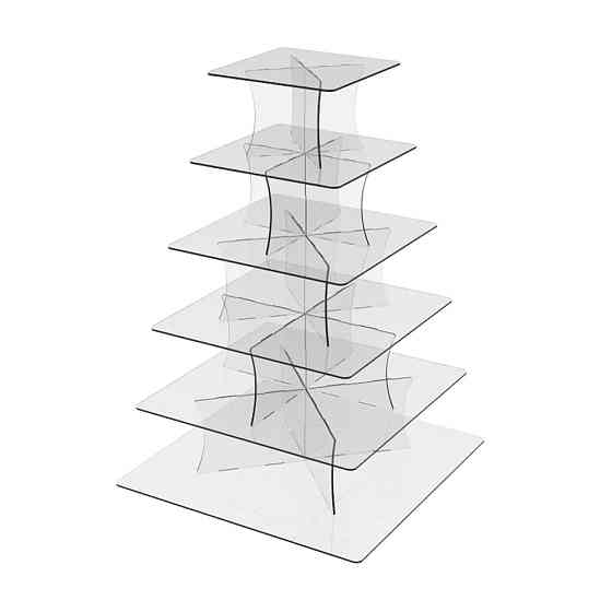 Подставка EKOSTAR под торты и для кенди бара на 6 ярусов Киев