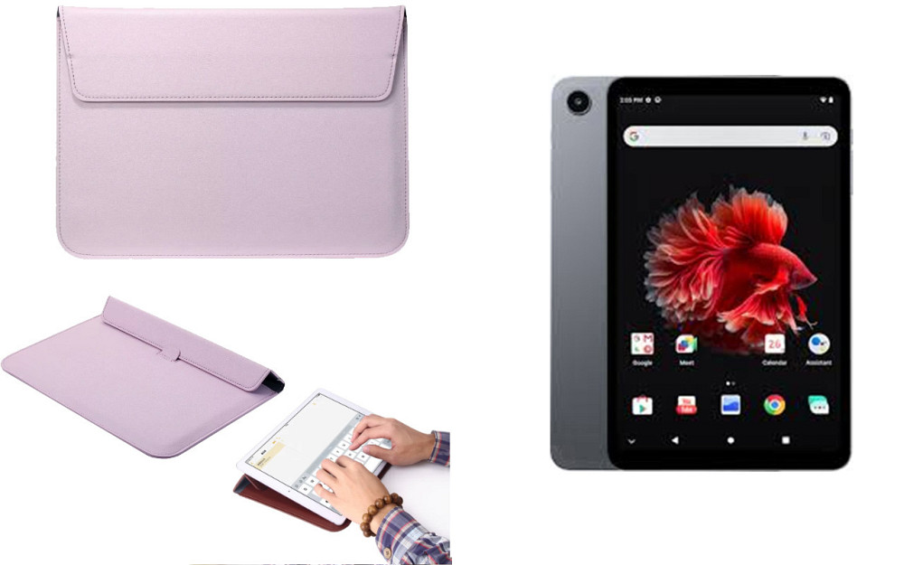 Чехол-конверт VitoCase для ALLDOCUBE iPlay mini 50 Pro, с функцией подставки для планшета Фиолетовый Киев - изображение 1