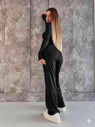 Женский базовый повседневный костюм двойка из микродайвинга Одесса